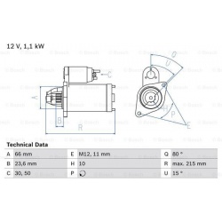Starteris
                                BOSCH                                                0986024010, BOSCH, 0986024010,