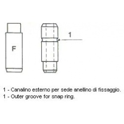 vožtuvų kreiptuvai Standard
                                METELLI                                                01-1961,