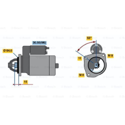 Starteris
                                BOSCH                                                0001107091, BOSCH, 0001107091,