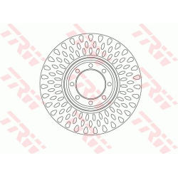stabdžių diskas (1vnt) TRW SINGLE
                                                DF6688S, TRW, DF6688S, auto detalė