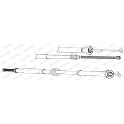 trosas, stovėjimo stabdys
                                FERODO                                                FHB434546, F