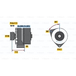 kintamosios srovės generatorius
                                BOSCH                                                0120469