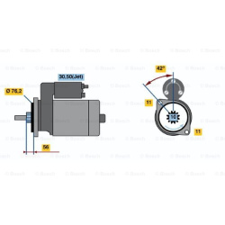 Starteris
BOSCH 0986016310, BOSCH, 0986016310,