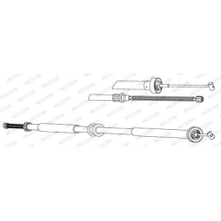 trosas, stovėjimo stabdys
                                FERODO                                                FHB434545, F
