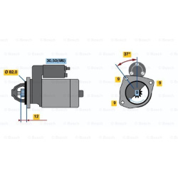 Starteris
                                BOSCH                                                0001109268, BOSCH, 0001109268,