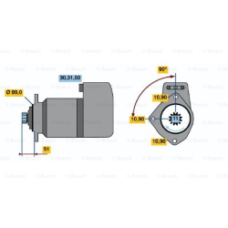 starteris
                                BOSCH                                                0986012730, BOSCH, 0986012730,