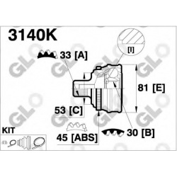 GLO                                                3140K ., GLO, 3140K, auto detalė