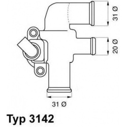 termostatas, aušinimo skystis
                                BorgWarner (Wahler)                                           