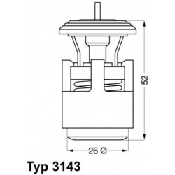 Termostatas
                                BorgWarner (Wahler)                                                3143.87D, Borg