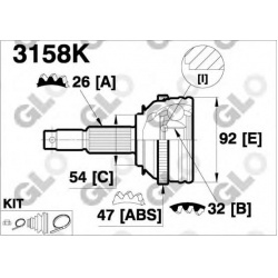 GLO                                                3158K GLO, GLO, 3158KGLO, auto detalė