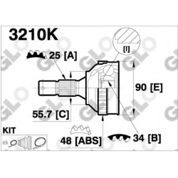 GLO                                                3210K GLO, GLO, 3210KGLO, auto detalė