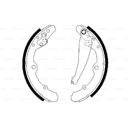 stabdžių trinkelių komplektas
                                BOSCH                                                0986487