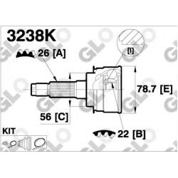 GLO                                                3238K.GLO, GLO, 3238KGLO, auto detalė