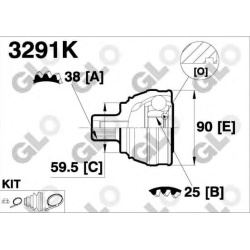 GLO                                                3291K-GLO, GLO, 3291K-GLO, auto detalė
