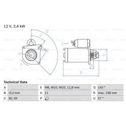 Starteris
                                BOSCH                                                0986029060, BOSCH, 0986029060,