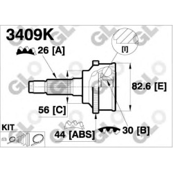 GLO                                                3409K-GLO, GLO, 3409K-GLO, auto detalė
