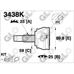 GLO                                                3438K GLO, GLO, 3438KGLO, auto detalė