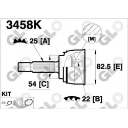 GLO                                                3458K, GLO, 3458K, auto detalė