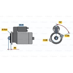Starteris
                                BOSCH                                                0986014061, BOSCH, 0986014061,