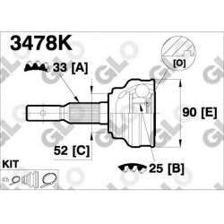 GLO                                                3478K-GLO, GLO, 3478K-GLO, auto detalė