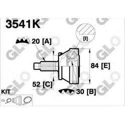 GLO                                                3541K, GLO, 3541K, auto detalė