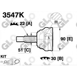 GLO                                                3547K-GLO, GLO, 3547K-GLO, auto detalė