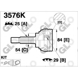 GLO                                3576K GLO, GLO, 3576KGLO, auto detalė