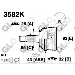 GLO                                                3582K GLO, GLO, 3582KGLO, auto detalė