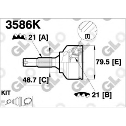 GLO                                                3586K ., GLO, 3586K, auto detalė
