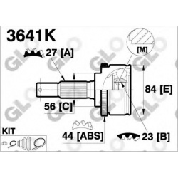 GLO                                                3641K, GLO, 3641K, auto detalė