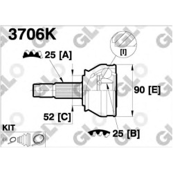 GLO                                                3706K-GLO, GLO, 3706K-GLO, auto detalė