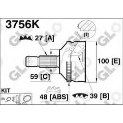 GLO                                                3756K-GLO, GLO, 3756K-GLO, auto detalė