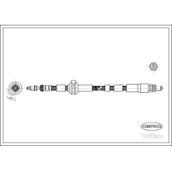 stabdžių žarnelė
                                CORTECO                                                19033604, CORTECO