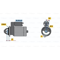 Starteris
                                BOSCH                                                0001115082, BOSCH, 0001115082,