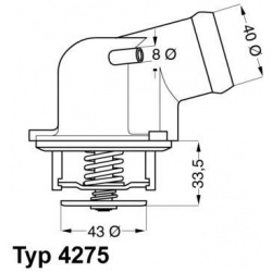 Termostatas
                                BorgWarner (Wahler)                                                4275.87D, Borg