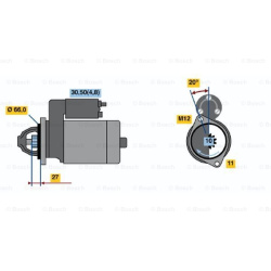 starteris
                                BOSCH                                                0001107452, BOSCH, 0001107452,