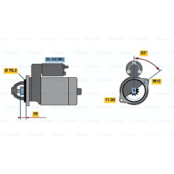 Starteris
                                BOSCH                                                0001107425, BOSCH, 0001107425,