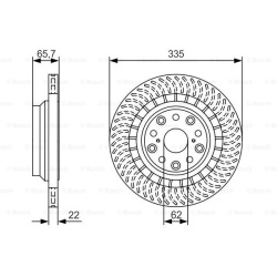 stabdžių diskas (1vnt)
                                BOSCH                                                0986479T35, BOS