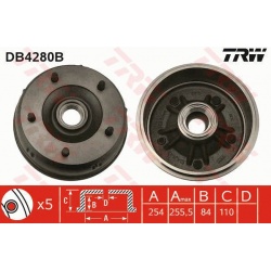 stabdžių būgnas
                                TRW                                                DB4280B, TRW, DB4280B, 