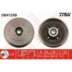 stabdžių būgnas
TRW DB4120B, TRW, DB4120B,