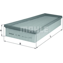 oro filtras
                                MAHLE                                                LX744, MAHLE, LX744, auto de