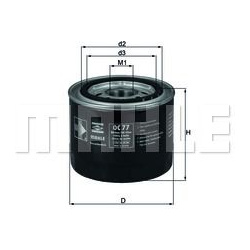 alyvos filtras
                                MAHLE                                                OC77, MAHLE, OC77, auto d