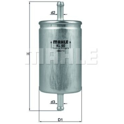 kuro filtras
                                MAHLE                                                KL60, MAHLE, KL60, auto det