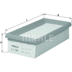 Oro filtras
                                MAHLE                                                LX266, MAHLE, LX266, auto de