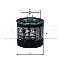 MAHLE                                OC53, MAHLE, OC53, auto detalė