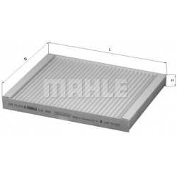 filtras, salono oras
                                MAHLE                                                LA401, MAHLE, LA401