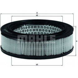 oro filtras
                                MAHLE                                                LX278, MAHLE, LX278, auto de