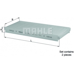 filtras, salono oras
MAHLE LA235/S, MAHLE, LA2