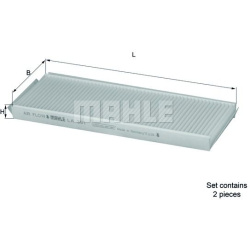 filtras, salono oras
                                MAHLE                                                LA391/S, MAHLE, LA3
