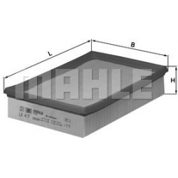 oro filtras
                                MAHLE                                                LX417, MAHLE, LX417, auto de